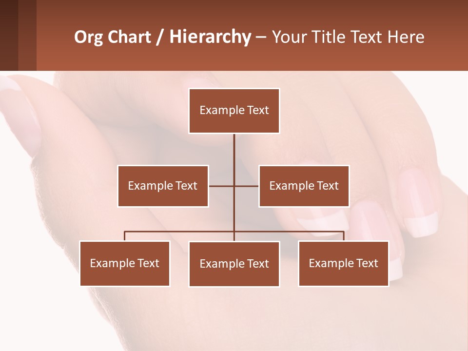 Thumb Care Arm PowerPoint Template