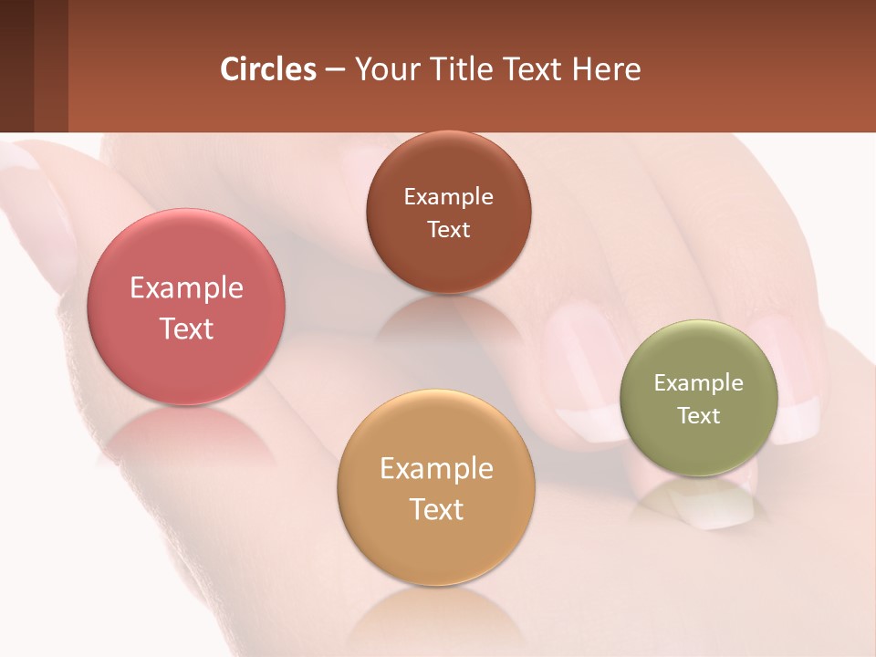 Thumb Care Arm PowerPoint Template