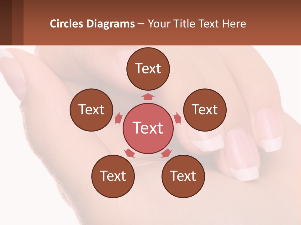 Thumb Care Arm PowerPoint Template