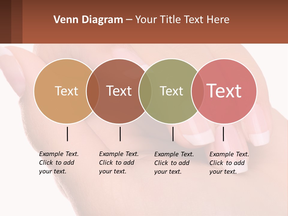Thumb Care Arm PowerPoint Template
