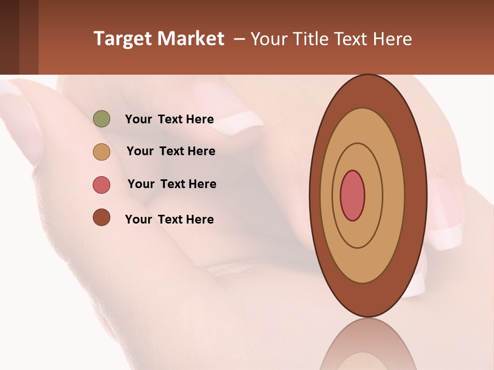 Thumb Care Arm PowerPoint Template