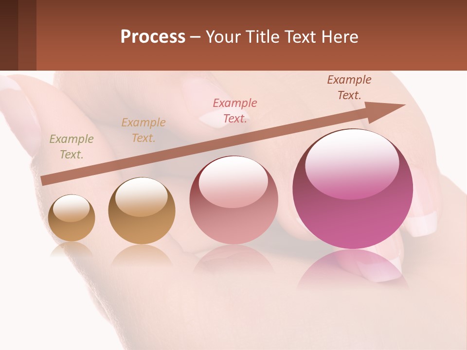 Thumb Care Arm PowerPoint Template