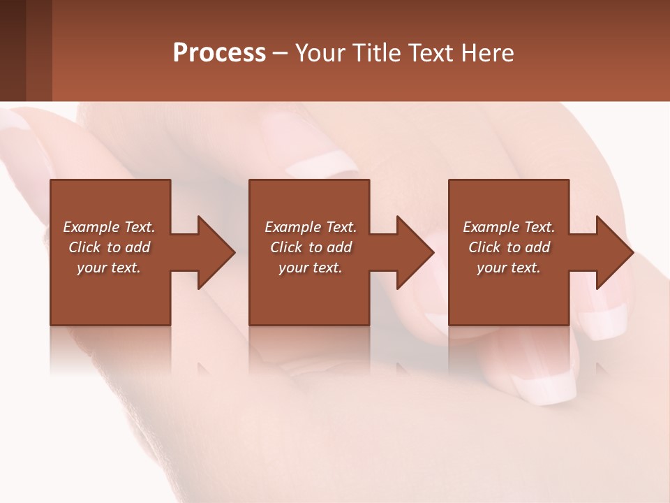Thumb Care Arm PowerPoint Template