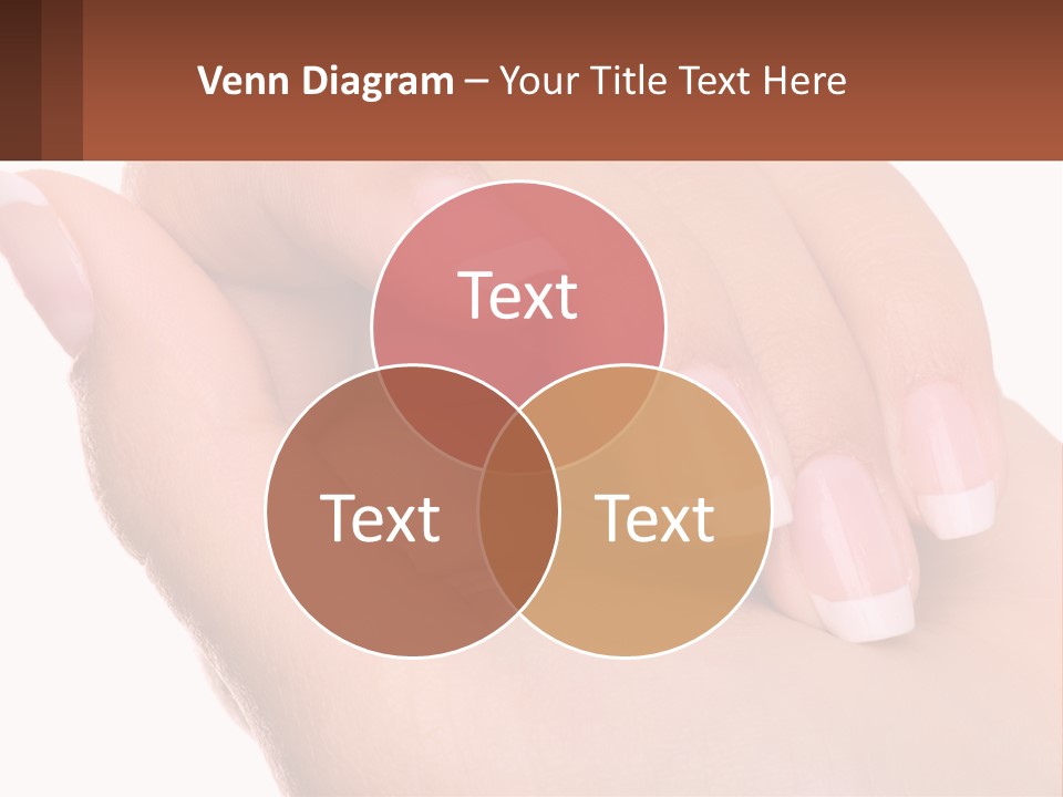 Thumb Care Arm PowerPoint Template