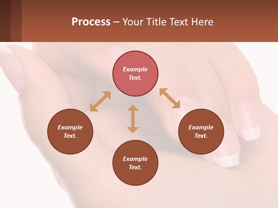 Thumb Care Arm PowerPoint Template