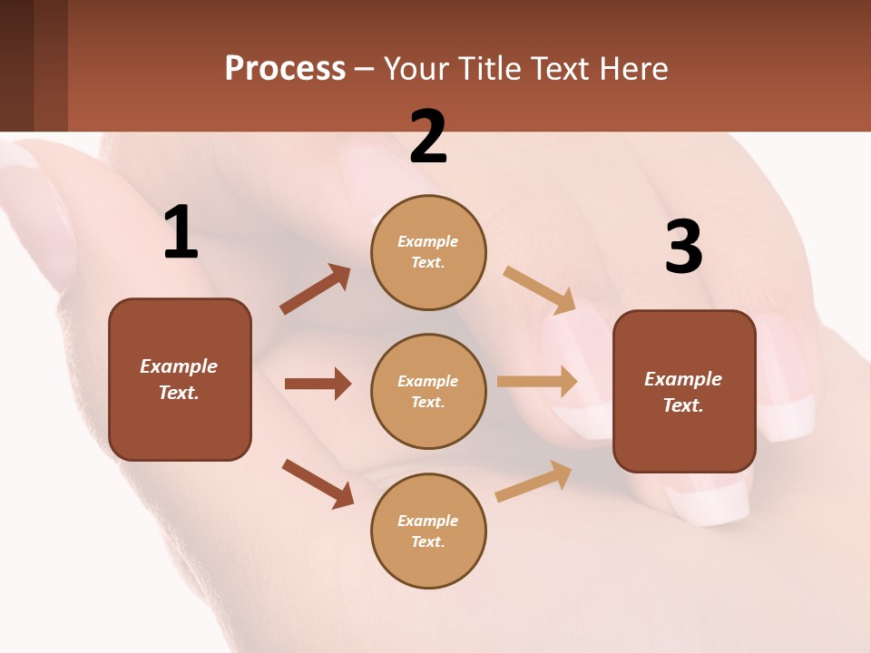 Thumb Care Arm PowerPoint Template