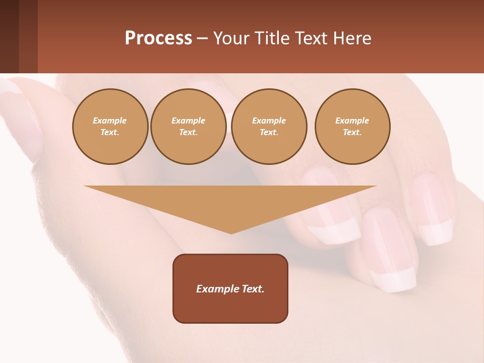 Thumb Care Arm PowerPoint Template