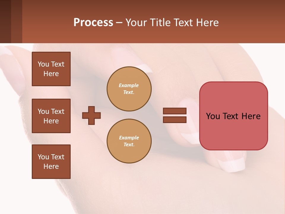 Thumb Care Arm PowerPoint Template