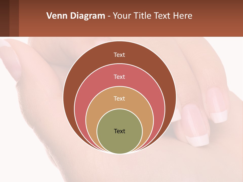 Thumb Care Arm PowerPoint Template