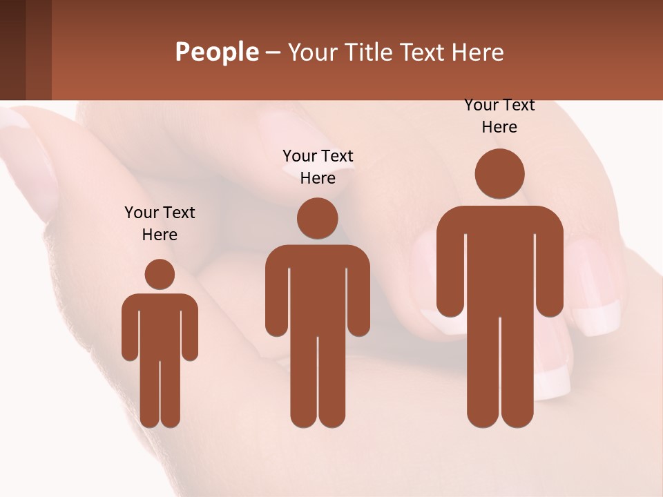 Thumb Care Arm PowerPoint Template