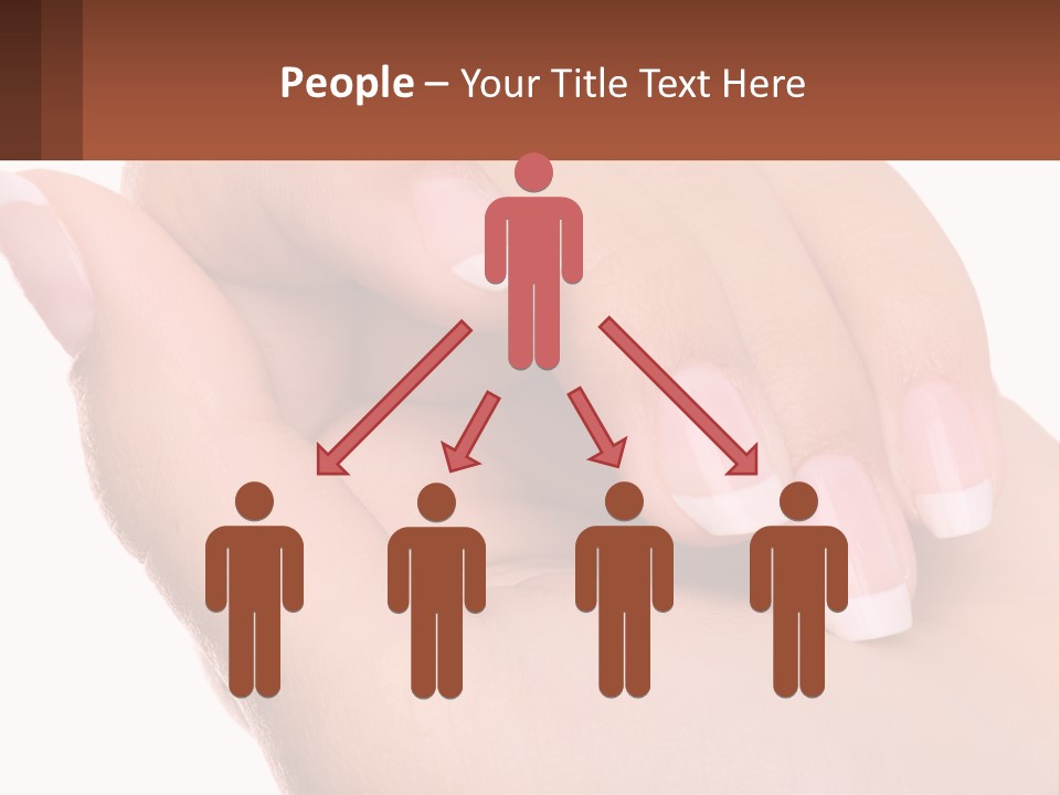 Thumb Care Arm PowerPoint Template