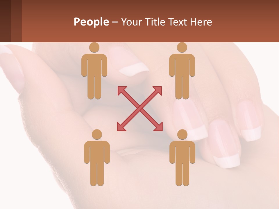 Thumb Care Arm PowerPoint Template