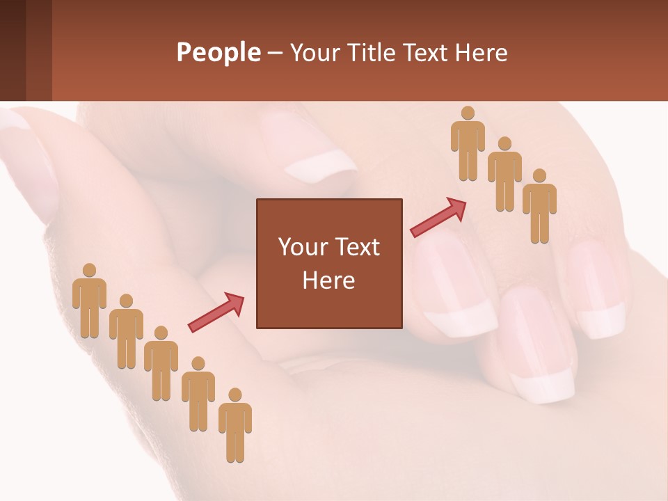 Thumb Care Arm PowerPoint Template