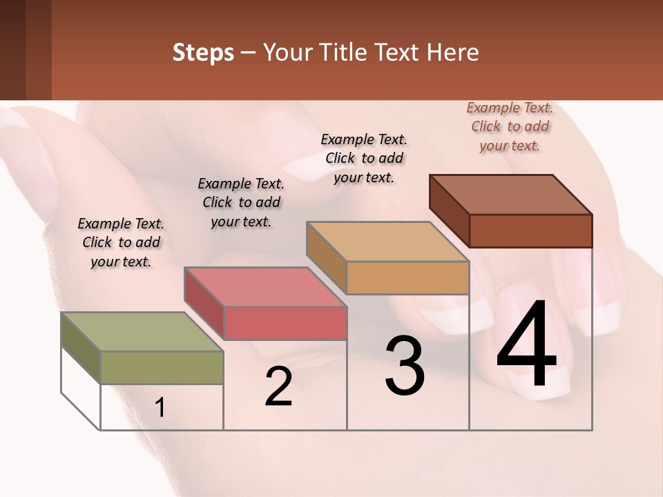 Thumb Care Arm PowerPoint Template