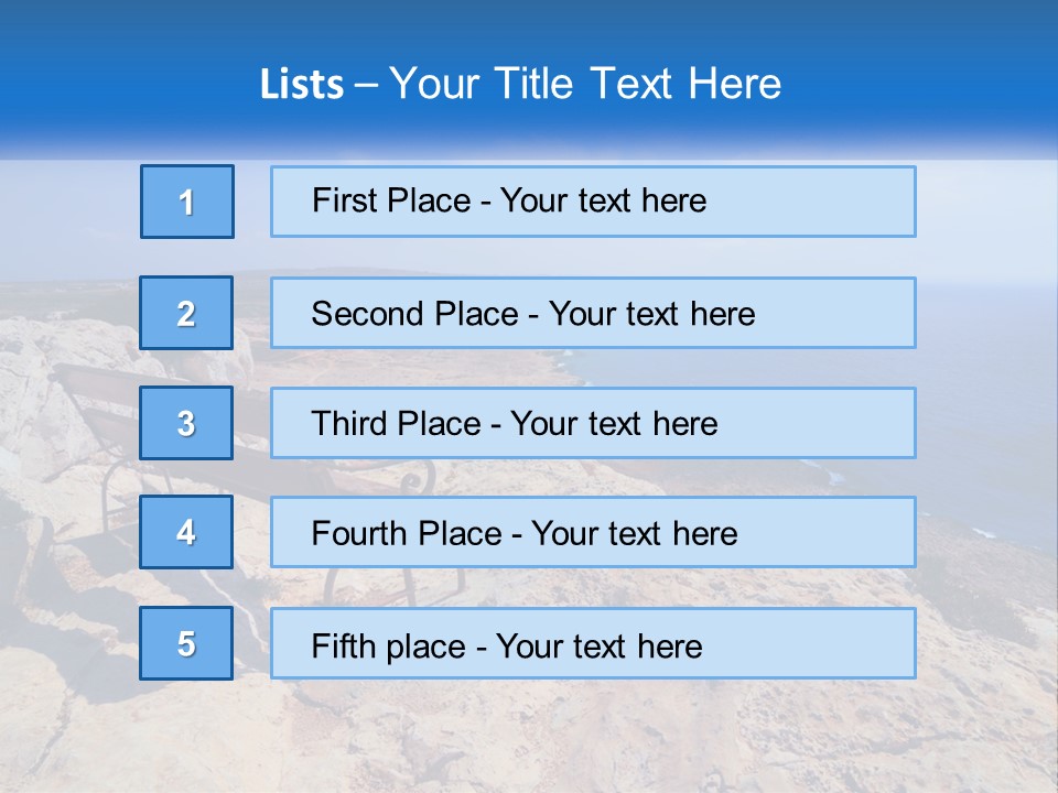 Cloud Mediterranean Comfortable PowerPoint Template