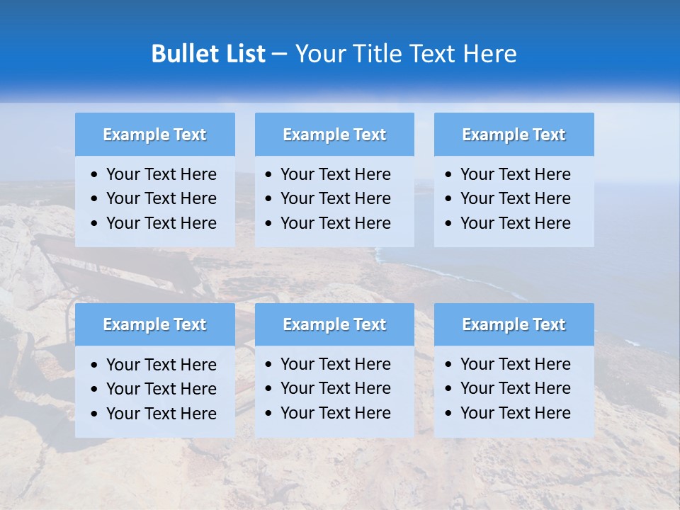 Cloud Mediterranean Comfortable PowerPoint Template