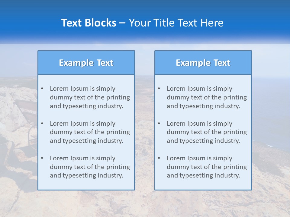 Cloud Mediterranean Comfortable PowerPoint Template