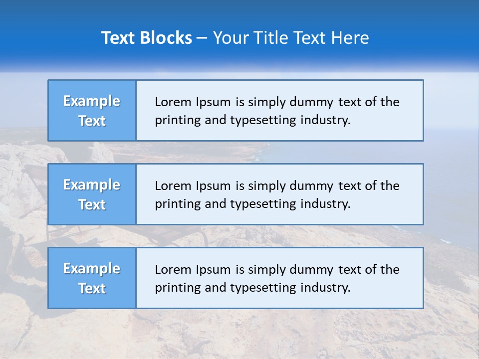 Cloud Mediterranean Comfortable PowerPoint Template
