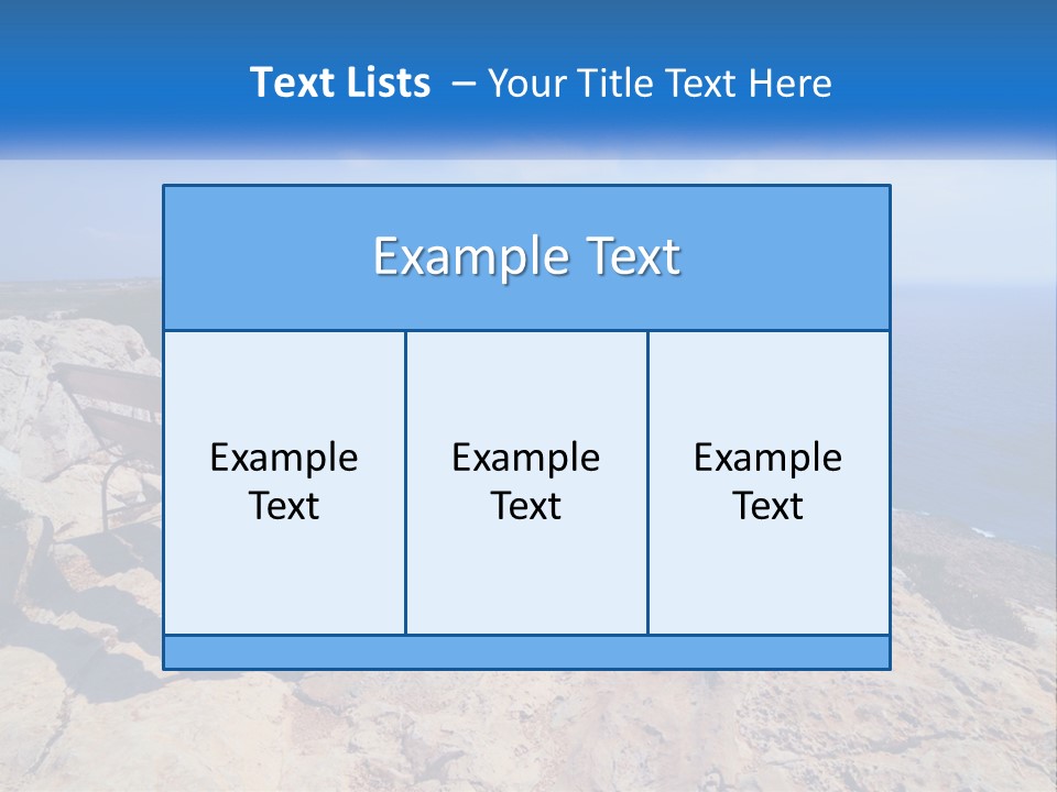 Cloud Mediterranean Comfortable PowerPoint Template