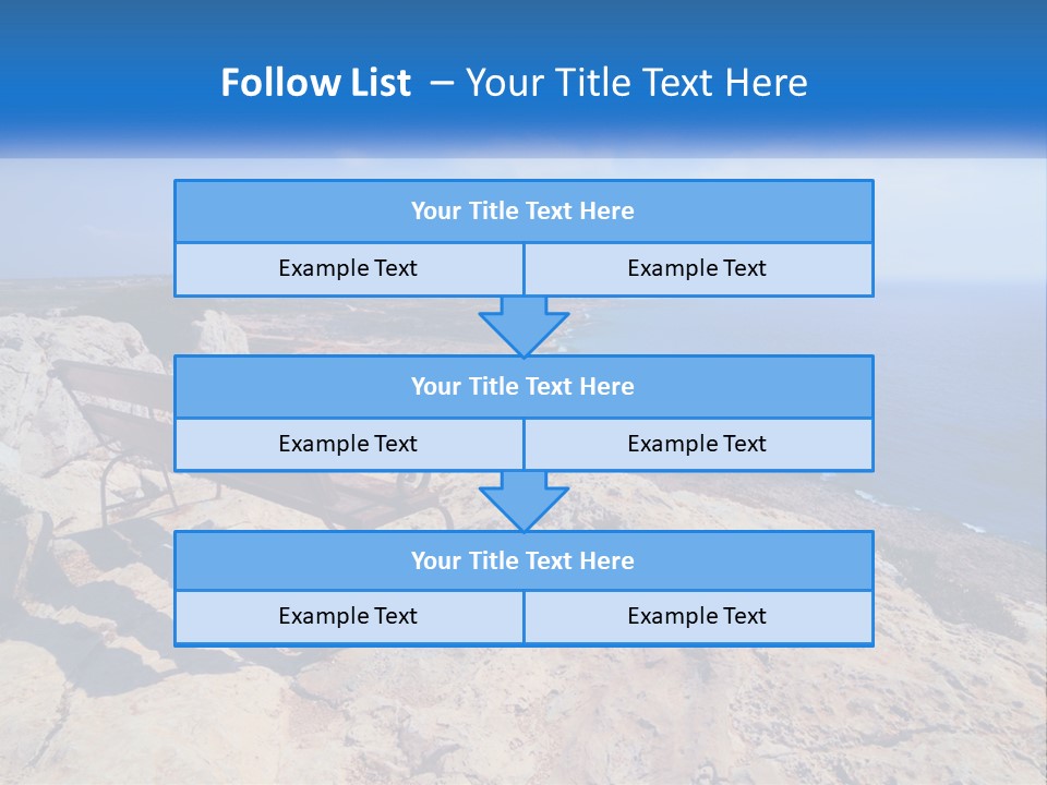 Cloud Mediterranean Comfortable PowerPoint Template