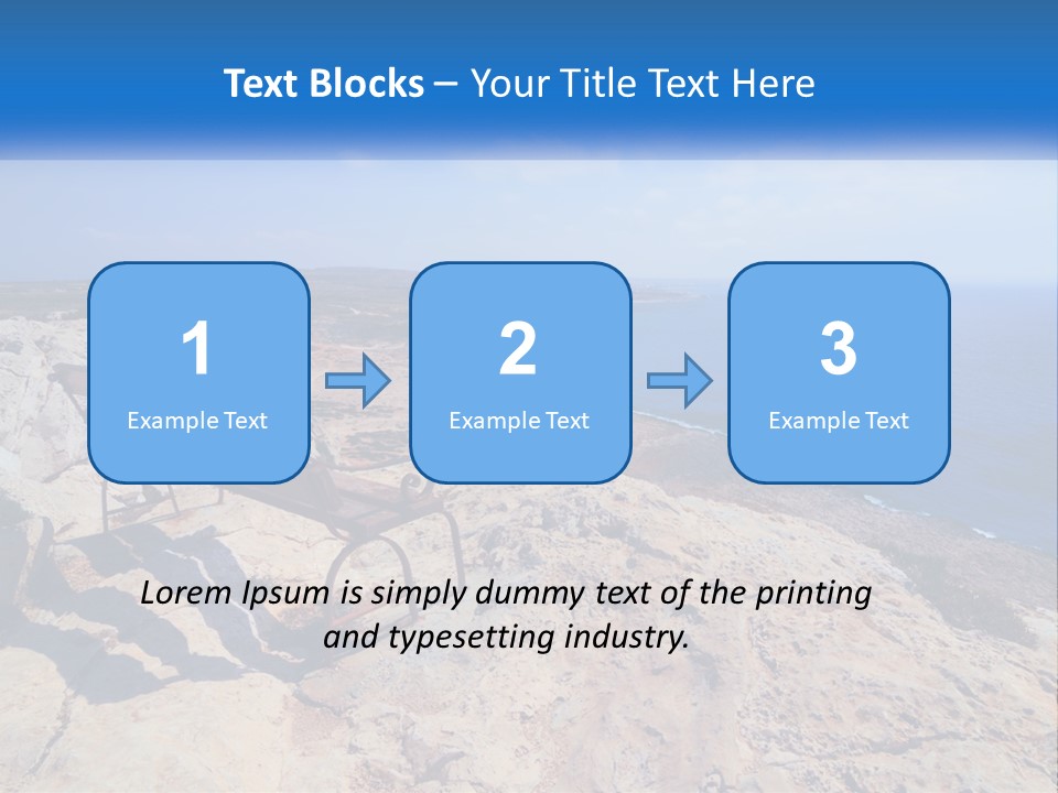 Cloud Mediterranean Comfortable PowerPoint Template
