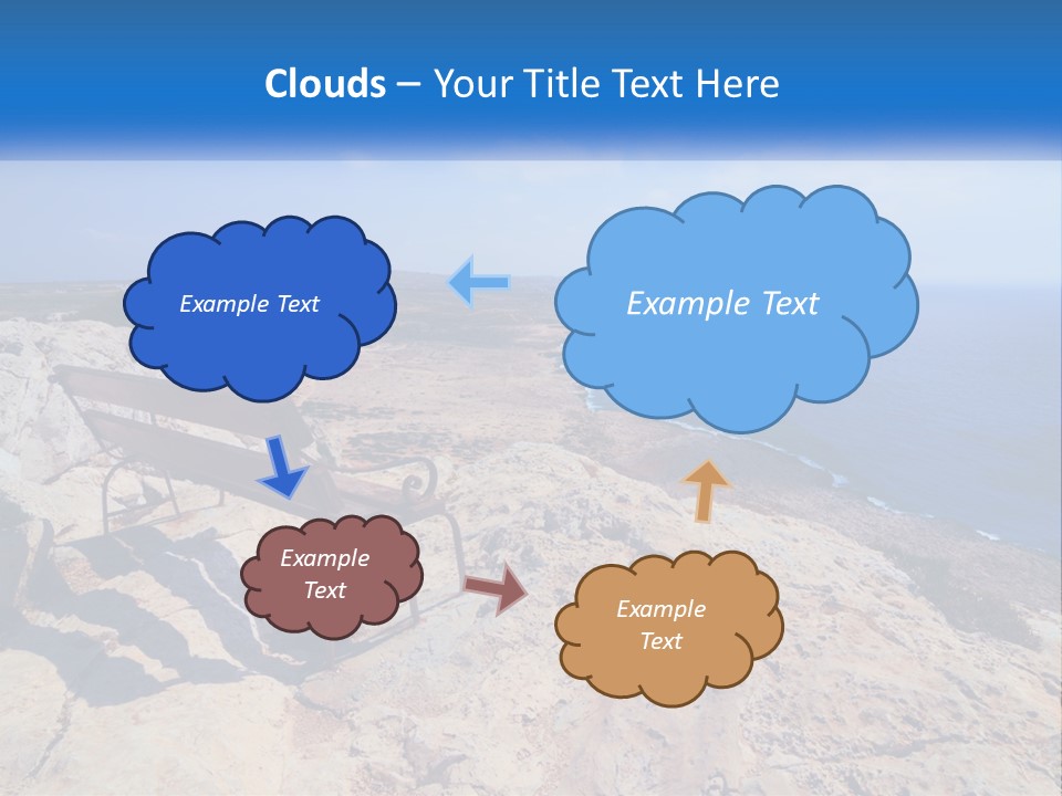 Cloud Mediterranean Comfortable PowerPoint Template