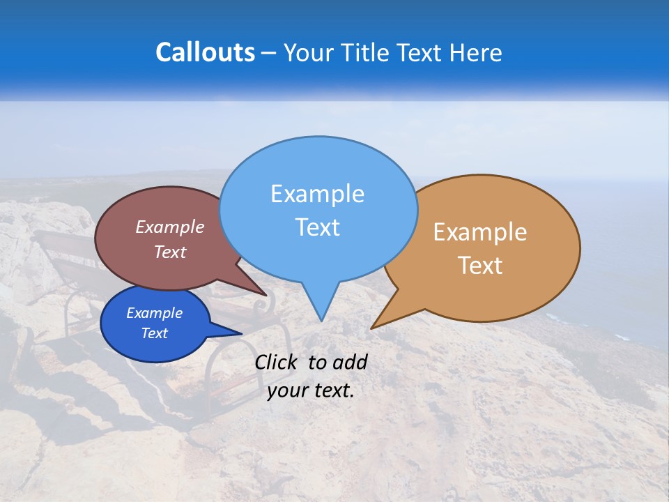 Cloud Mediterranean Comfortable PowerPoint Template