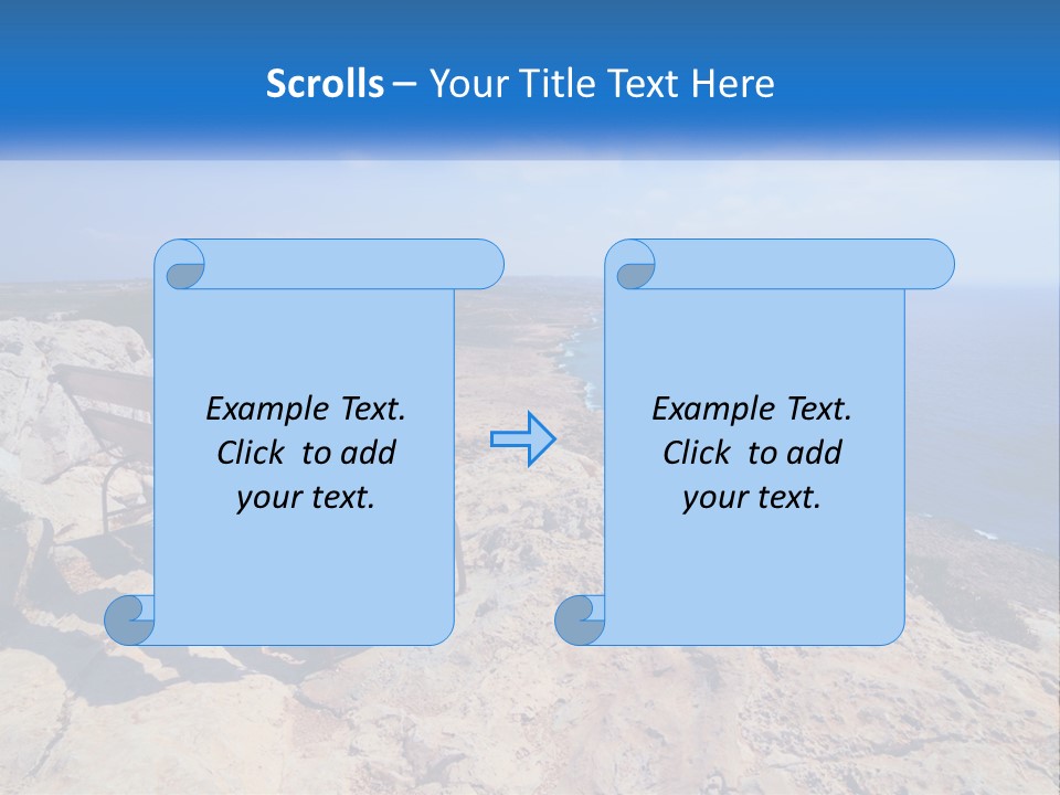 Cloud Mediterranean Comfortable PowerPoint Template