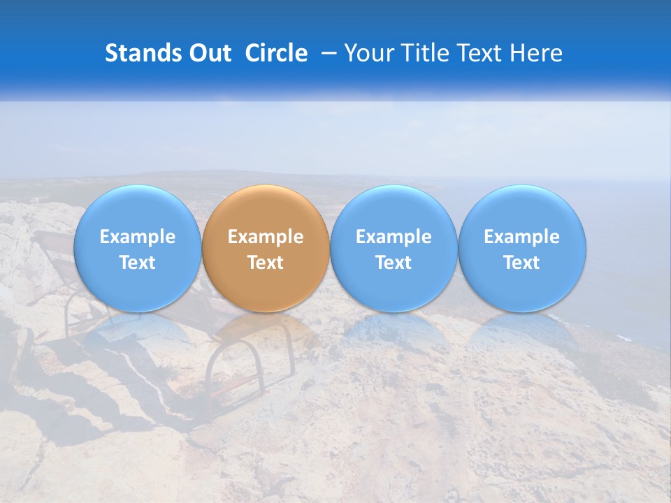 Cloud Mediterranean Comfortable PowerPoint Template