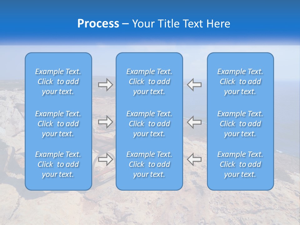 Cloud Mediterranean Comfortable PowerPoint Template