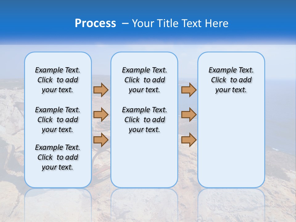 Cloud Mediterranean Comfortable PowerPoint Template
