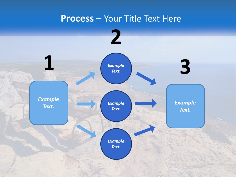 Cloud Mediterranean Comfortable PowerPoint Template