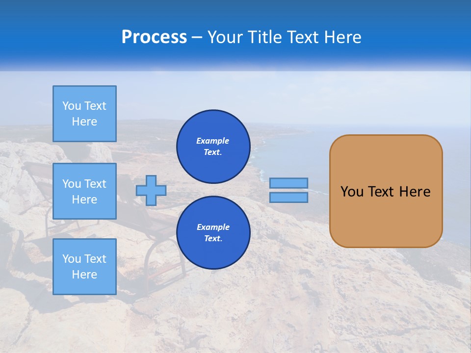 Cloud Mediterranean Comfortable PowerPoint Template