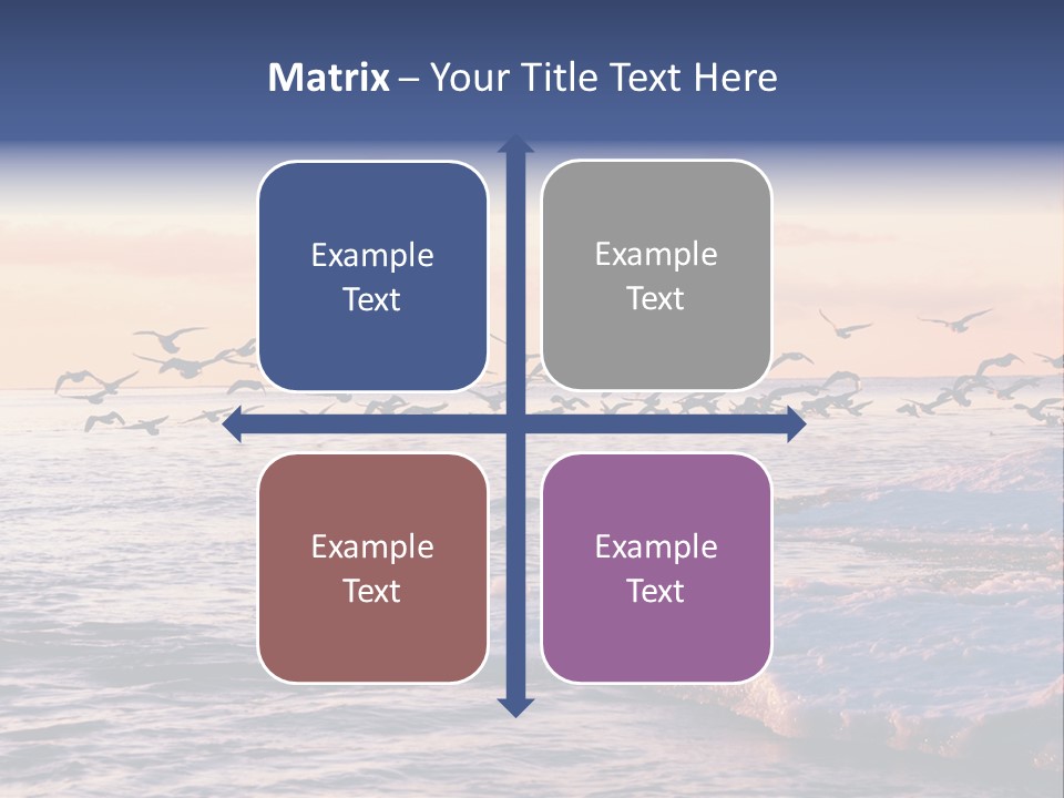 Cloud Ice Many PowerPoint Template