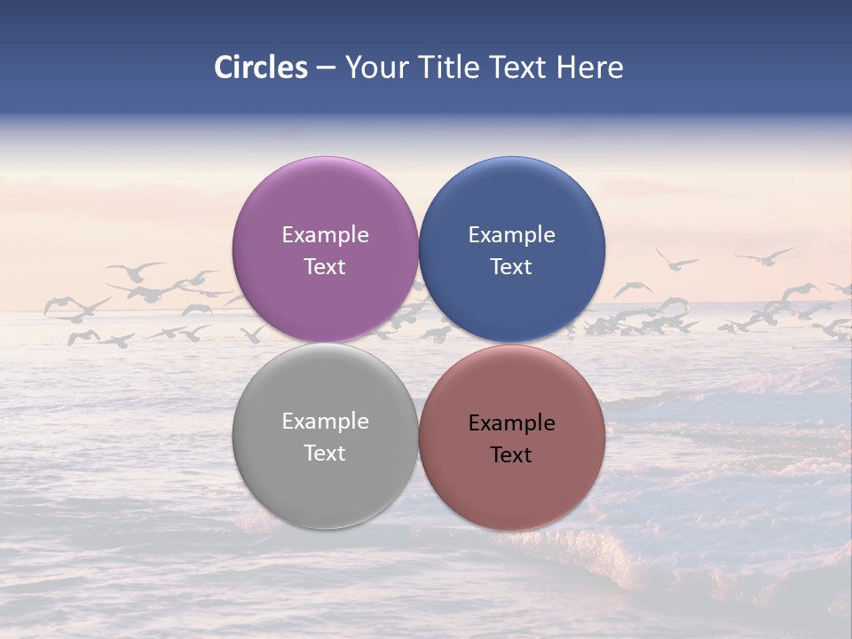 Cloud Ice Many PowerPoint Template