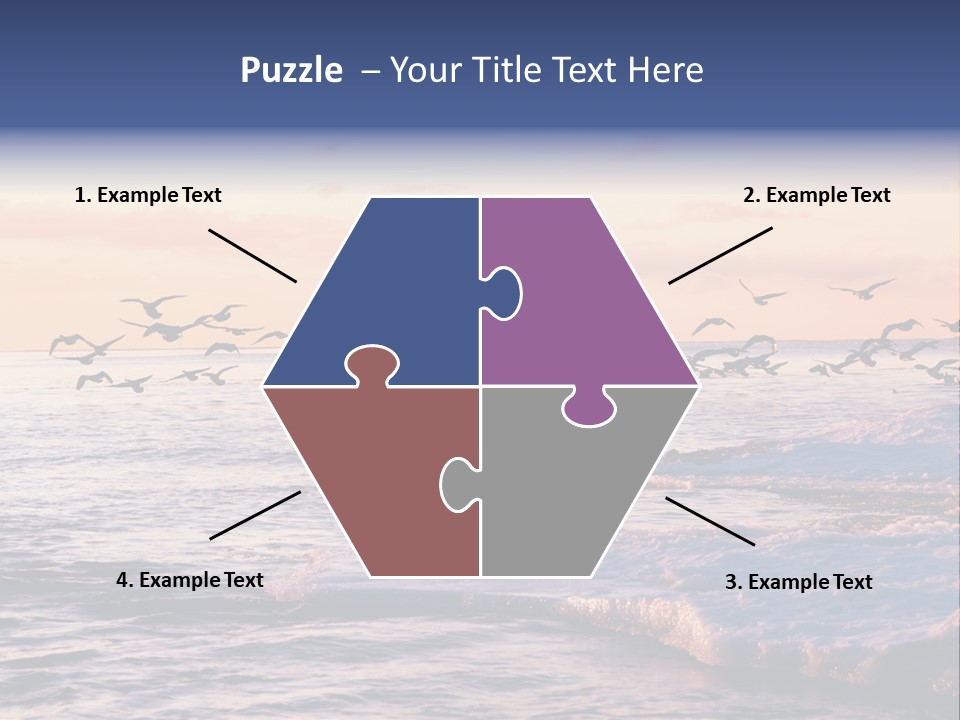 Cloud Ice Many PowerPoint Template