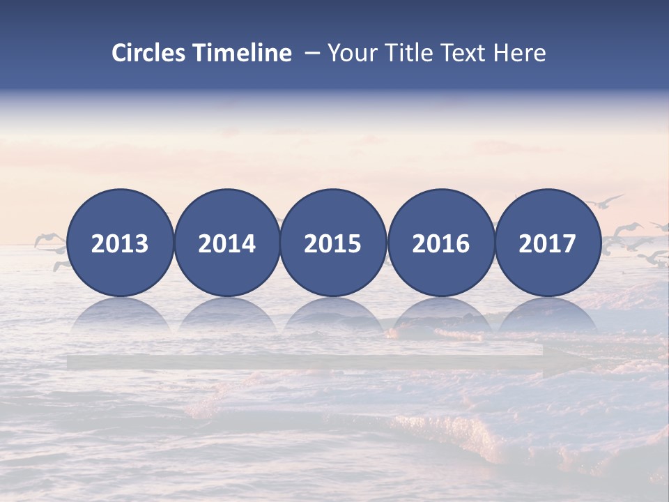 Cloud Ice Many PowerPoint Template