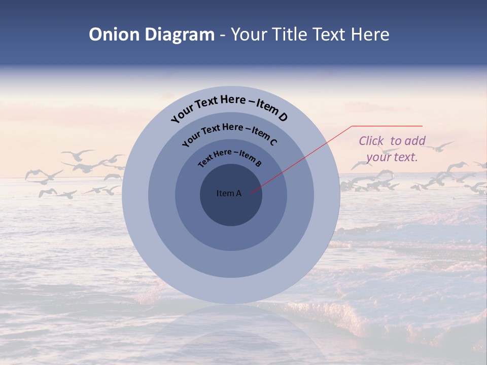 Cloud Ice Many PowerPoint Template