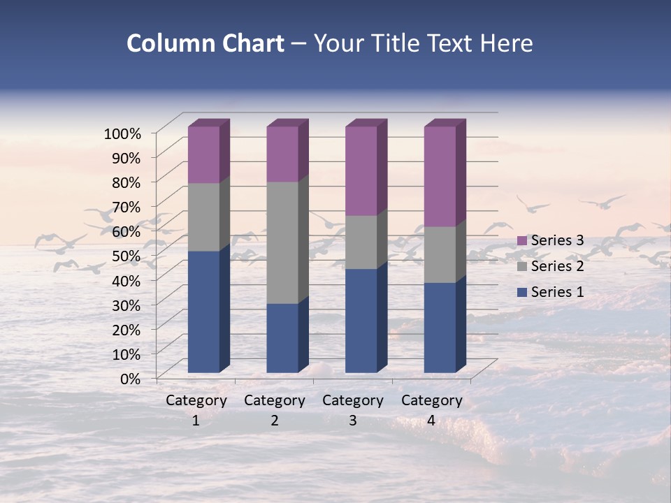 Cloud Ice Many PowerPoint Template