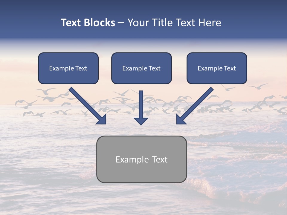 Cloud Ice Many PowerPoint Template