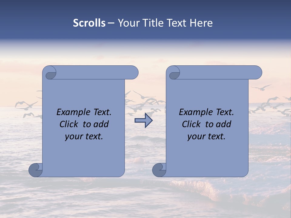 Cloud Ice Many PowerPoint Template