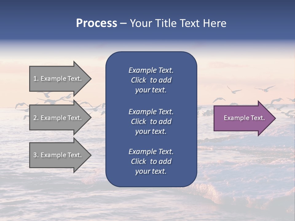 Cloud Ice Many PowerPoint Template