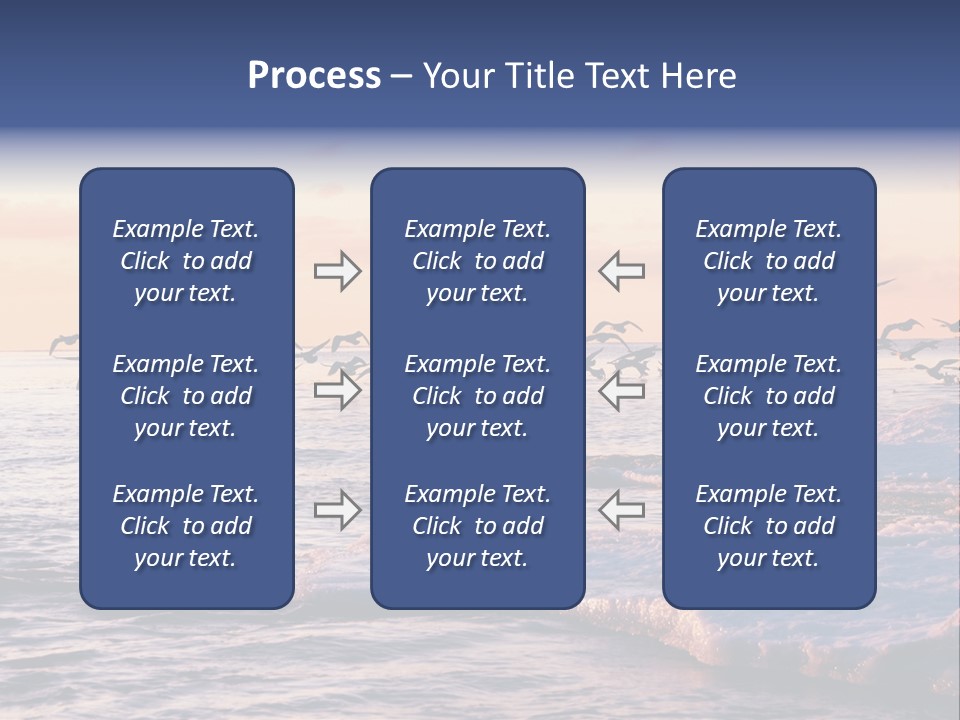Cloud Ice Many PowerPoint Template