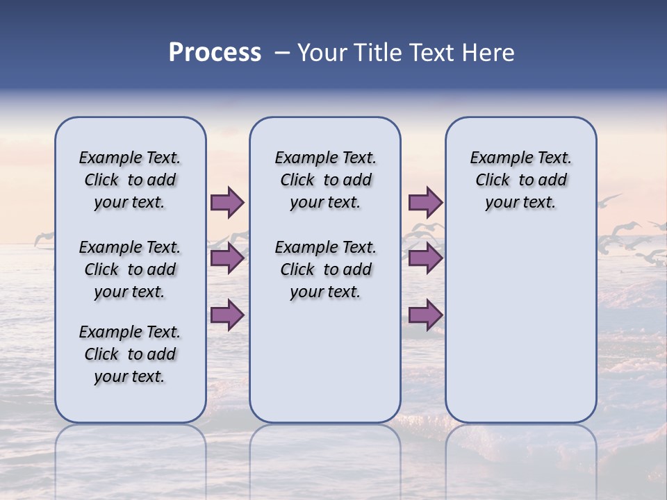 Cloud Ice Many PowerPoint Template