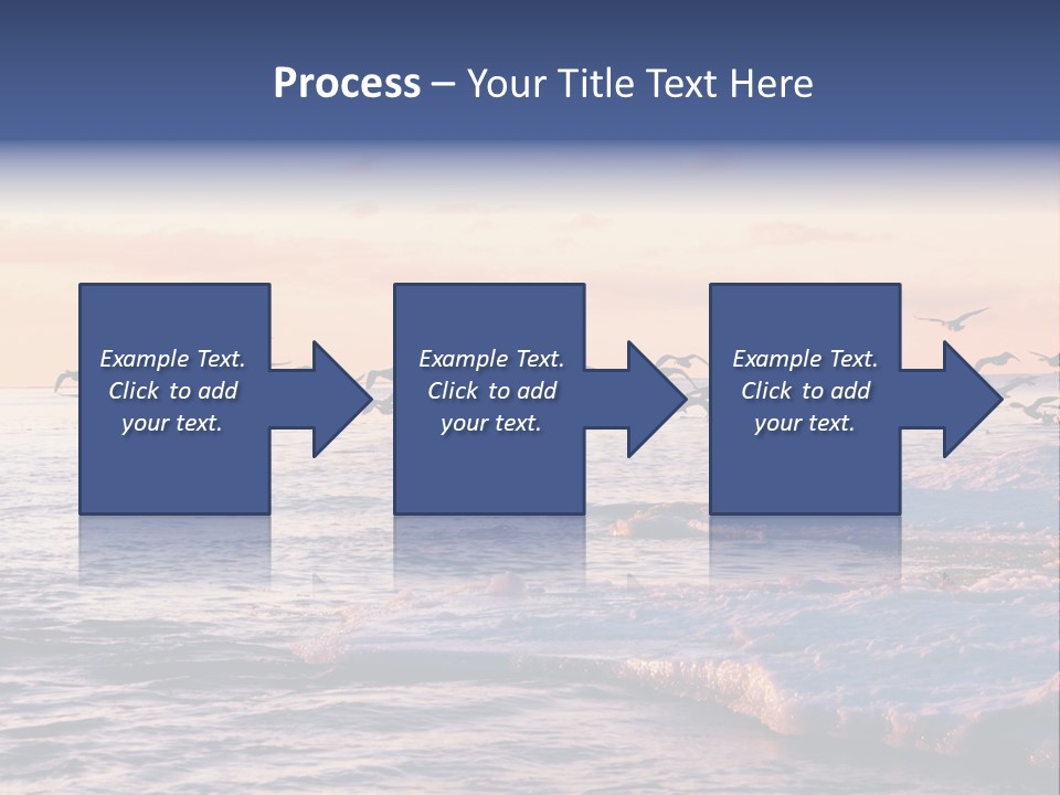 Cloud Ice Many PowerPoint Template