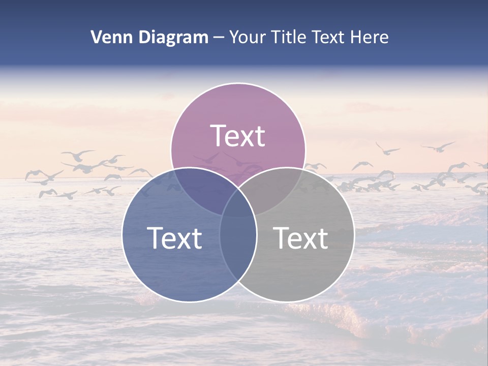 Cloud Ice Many PowerPoint Template