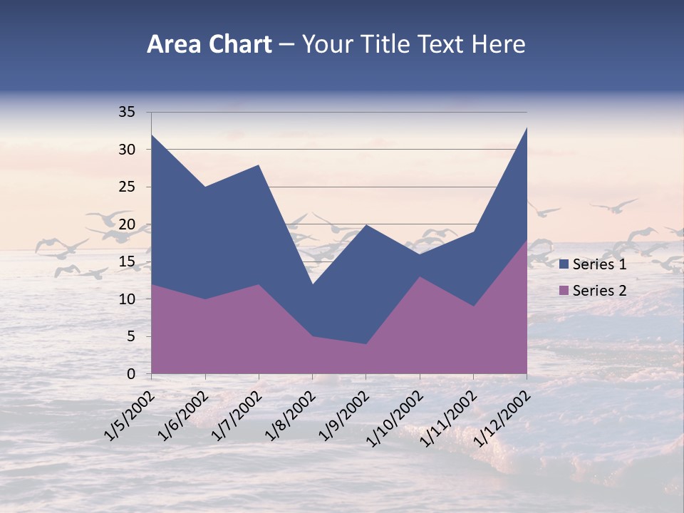 Cloud Ice Many PowerPoint Template