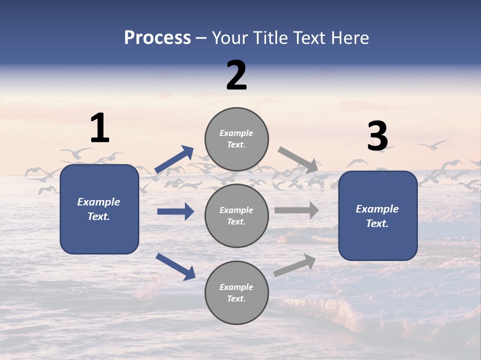 Cloud Ice Many PowerPoint Template