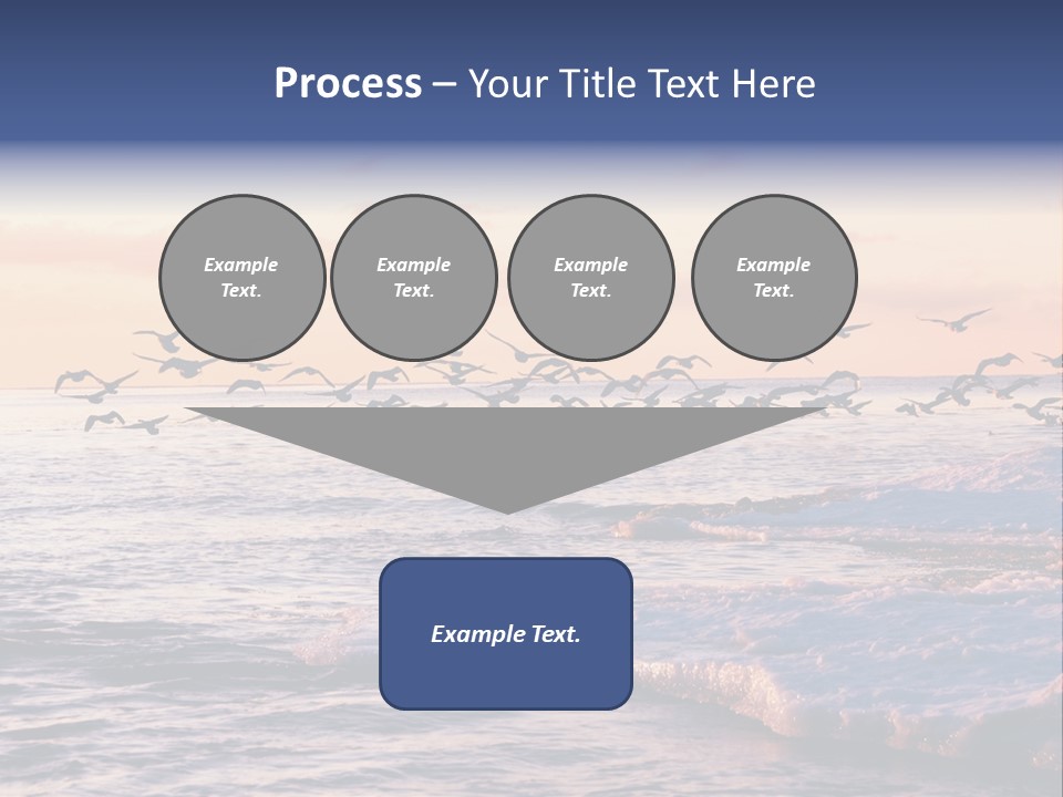 Cloud Ice Many PowerPoint Template