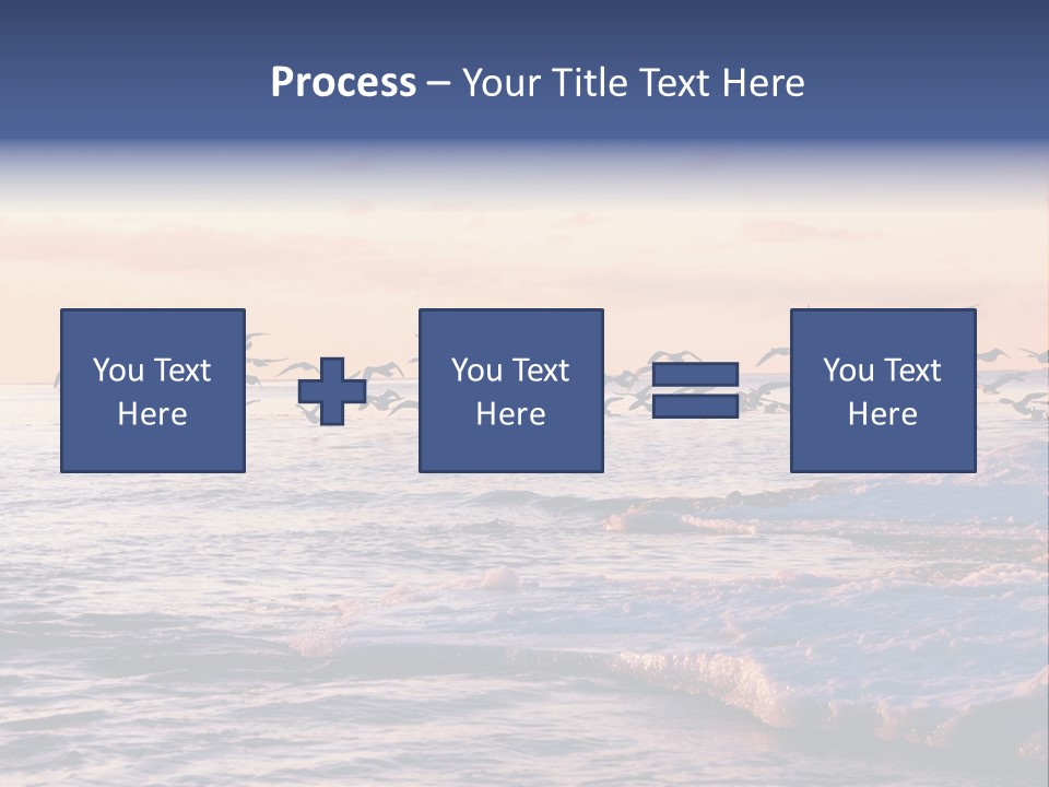 Cloud Ice Many PowerPoint Template